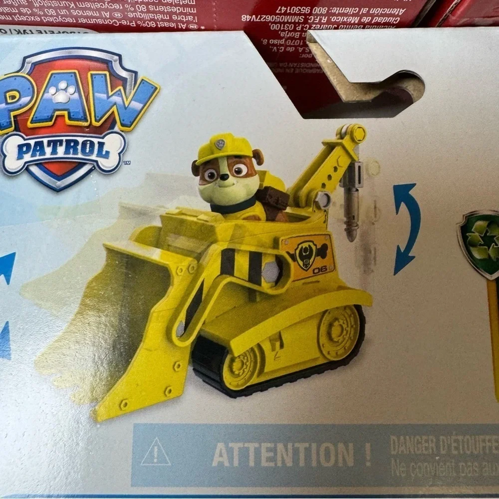 PAW Patrol, Rubble’s Bulldozer, Marshall’s Firetruck & Rocky Recycle Truck